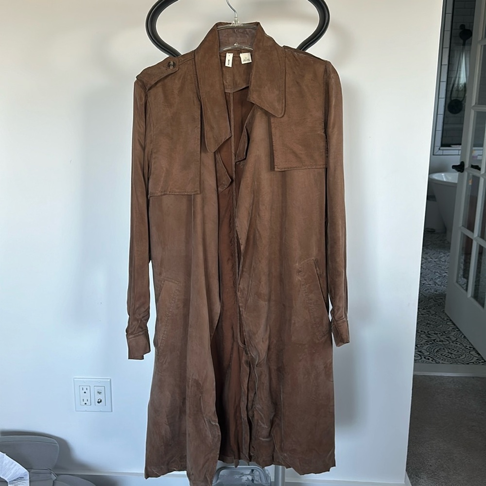 Moth for Anthropologie light weight trench coat